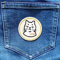 letter embroidered badges